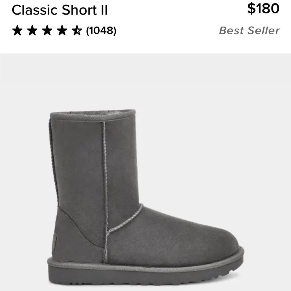 - UGG classic short 2 in Grey